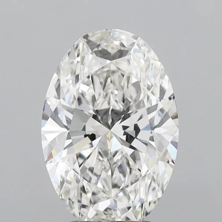 3.08ct Oval Lab Grown Diamond (Colour G, Clarity VVS2, IGI Certified)