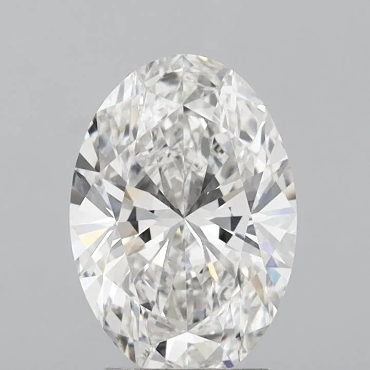 3.08ct Oval Lab Grown Diamond (Colour G, Clarity VVS2, IGI Certified)