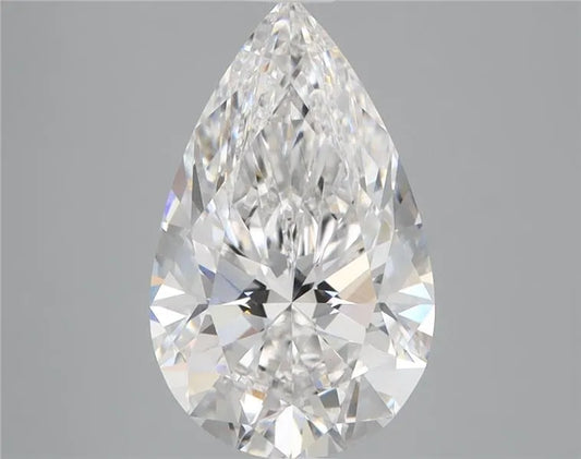 3.08ct Pear Lab Grown Diamond (Colour D, Clarity VVS2, IGI Certified)