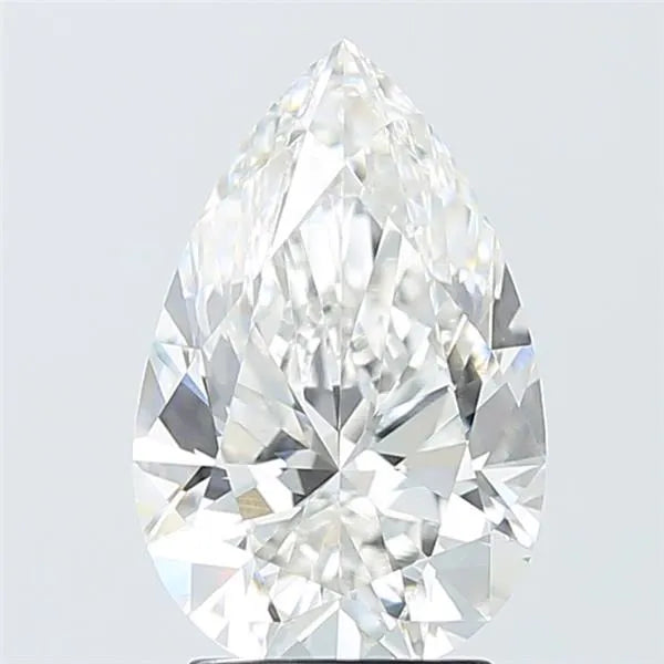 3.08ct Pear Lab Grown Diamond (Colour F, Clarity VVS2, IGI Certified)