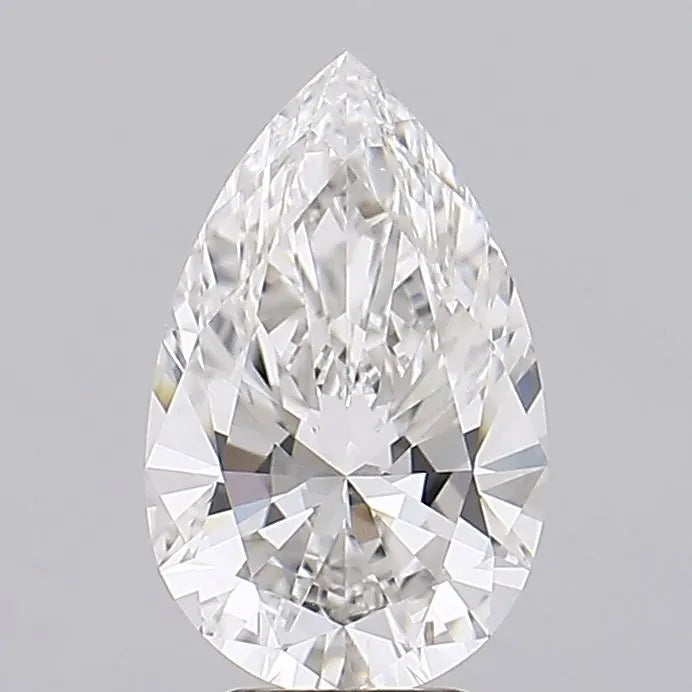 3.08ct Pear Lab Grown Diamond (Colour F, Clarity VVS2, IGI Certified)