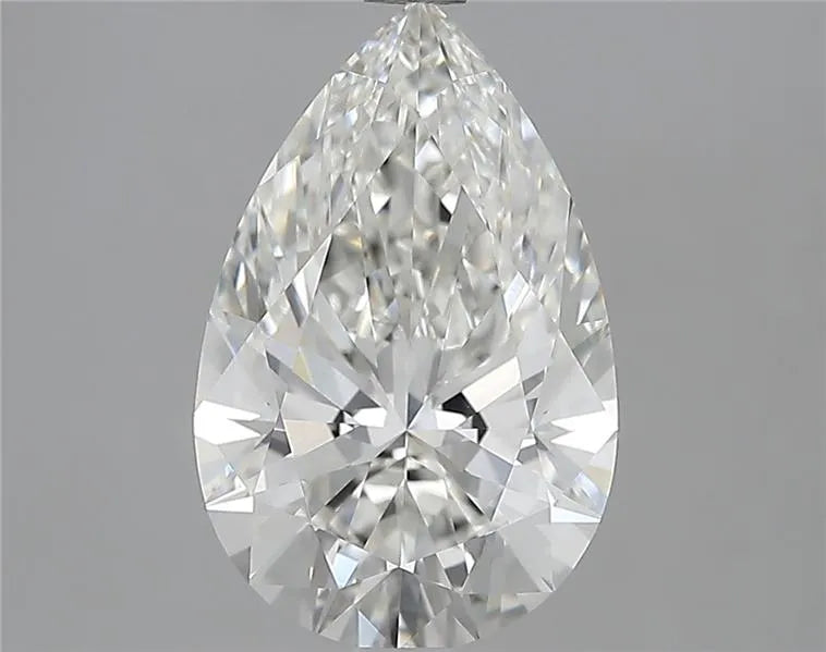 3.08ct Pear Lab Grown Diamond (Colour G, Clarity VVS2, Cut EX, IGI Certified)