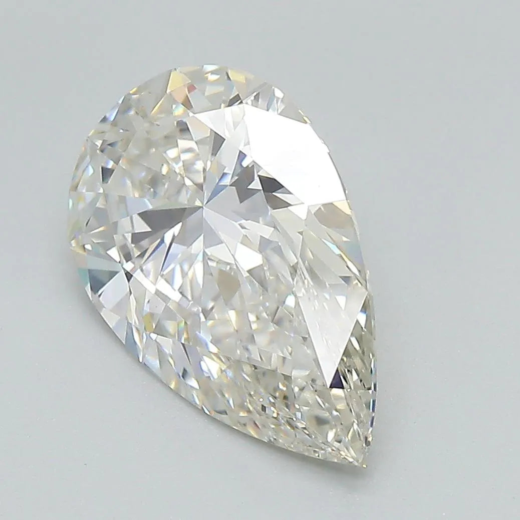 3.08ct Pear Lab Grown Diamond (Colour G, Clarity VVS2, IGI Certified)