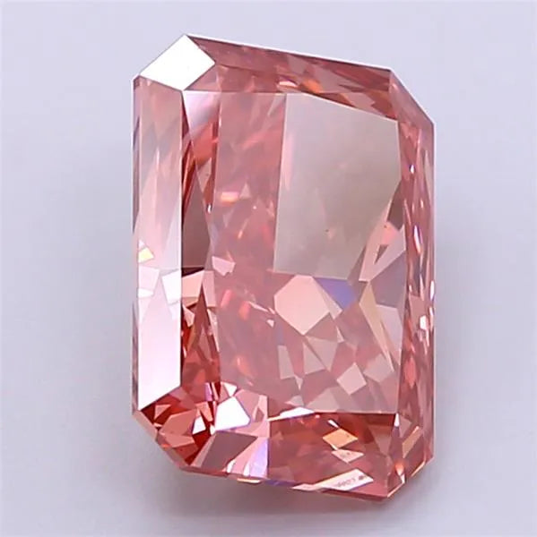 3.08ct Radiant Lab Grown Diamond (Colour Fancy Vivid Pink, Clarity VS1, IGI Certified)