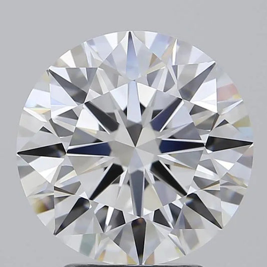 3.08ct Round Lab Grown Diamond (Colour D, Clarity IF, Cut EX, GIA Certified)