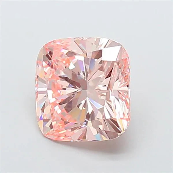 3.09ct Cushion modified Lab Grown Diamond (Colour Fancy Pink, Clarity VVS2, IGI Certified)