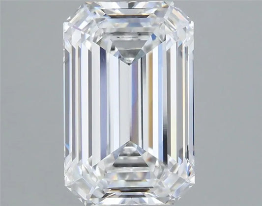 3.09ct Emerald Lab Grown Diamond (Colour D, Clarity IF, IGI Certified)