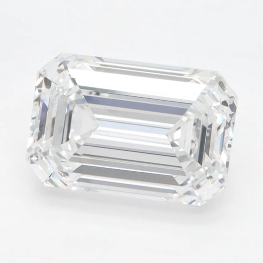 3.09ct Emerald Lab Grown Diamond (Colour D, Clarity VVS1, GIA Certified)