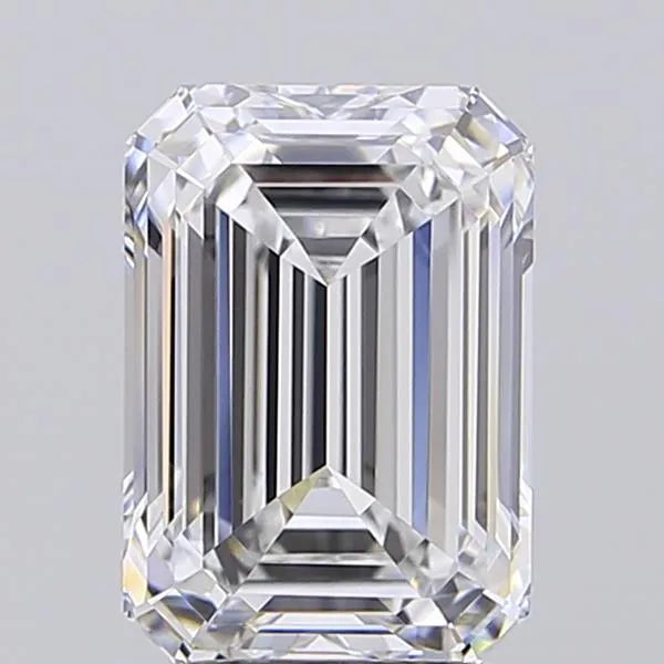 3.09ct Emerald Lab Grown Diamond (Colour D, Clarity VVS1, IGI Certified)