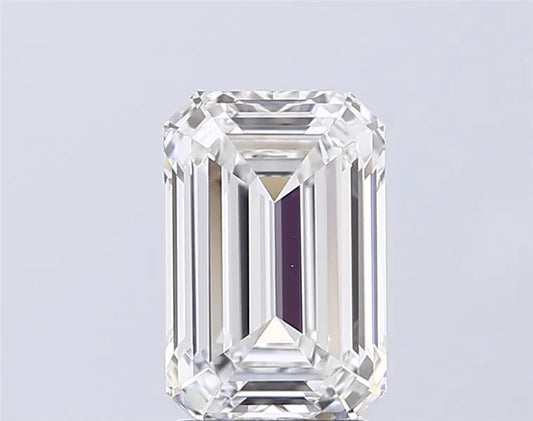 3.09ct Emerald Lab Grown Diamond (Colour E, Clarity VVS1, IGI Certified)