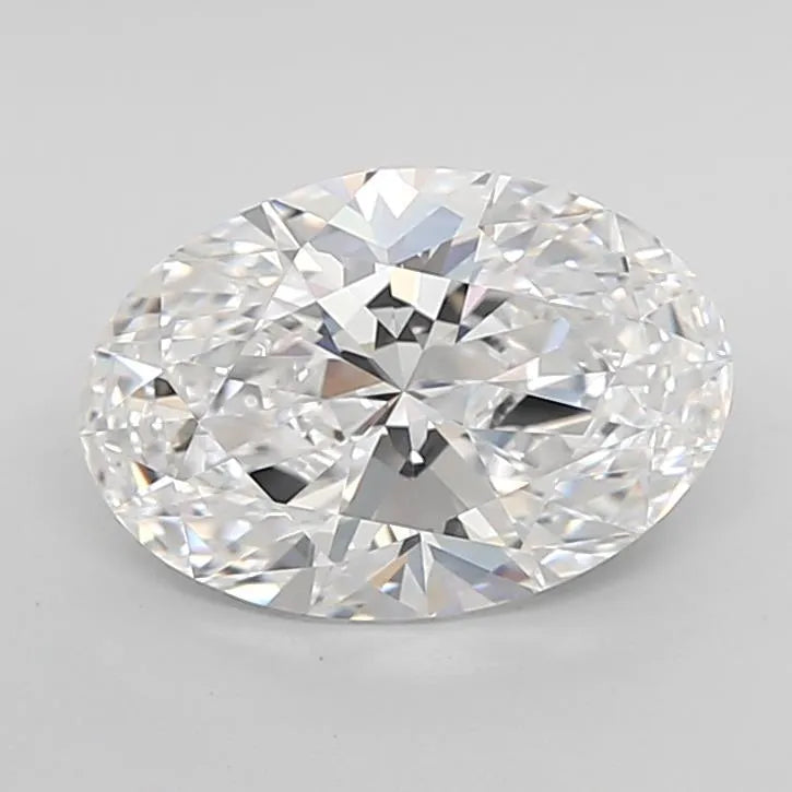 3.09ct Oval Lab Grown Diamond (Colour D, Clarity IF, Cut EX, IGI Certified)