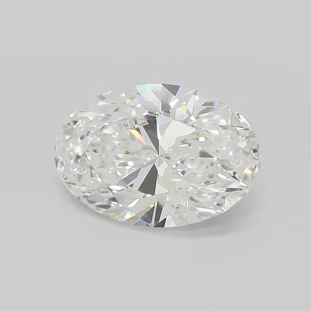 3.09ct Oval Lab Grown Diamond (Colour D, Clarity VS1, IGI Certified)