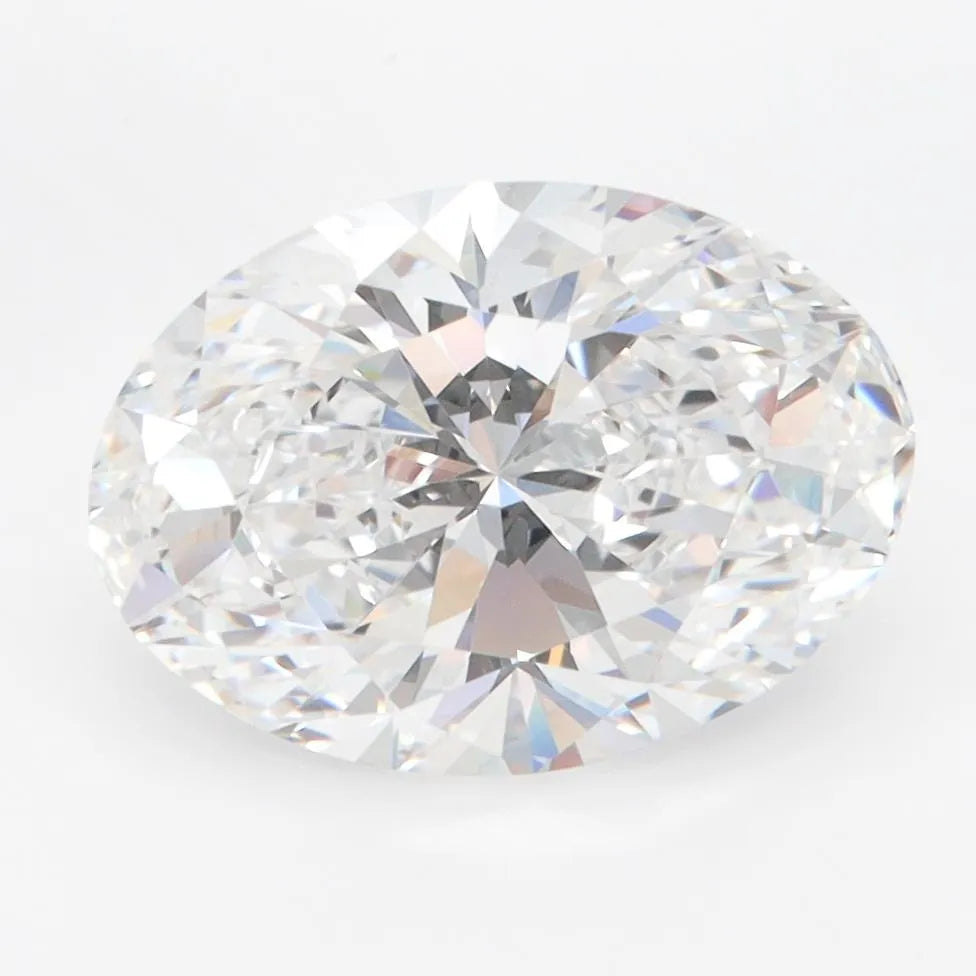3.09ct Oval Lab Grown Diamond (Colour D, Clarity VVS1, IGI Certified)