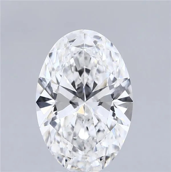 3.09ct Oval Lab Grown Diamond (Colour D, Clarity VVS2, IGI Certified)