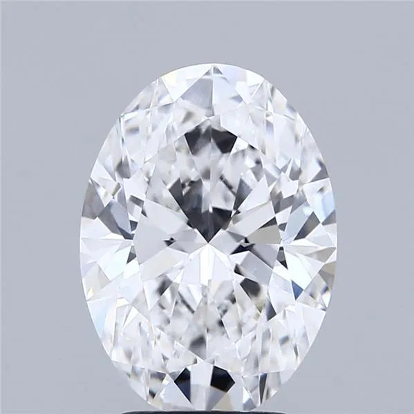 3.09ct Oval Lab Grown Diamond (Colour E, Clarity VVS1, IGI Certified)