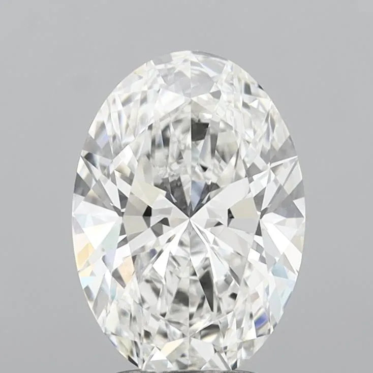 3.09ct Oval Lab Grown Diamond (Colour E, Clarity VVS1, IGI Certified)