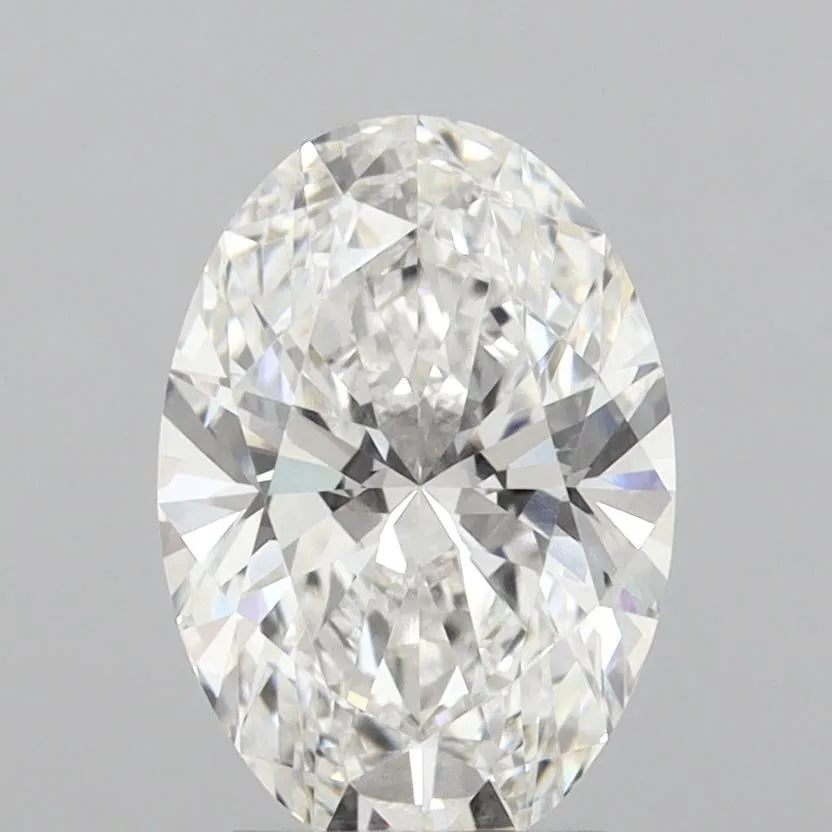 3.09ct Oval Lab Grown Diamond (Colour E, Clarity VVS2, IGI Certified)
