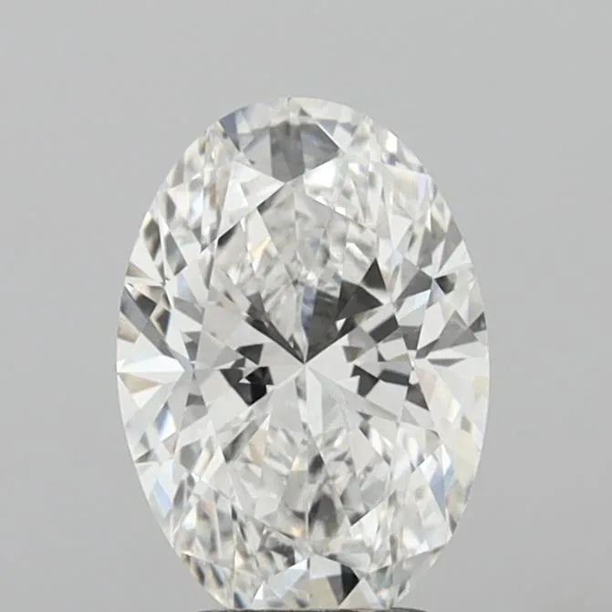 3.09ct Oval Lab Grown Diamond (Colour E, Clarity VVS2, IGI Certified)