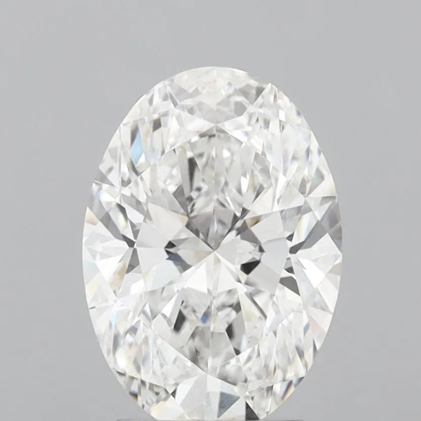 3.09ct Oval Lab Grown Diamond (Colour E, Clarity VVS2, IGI Certified)