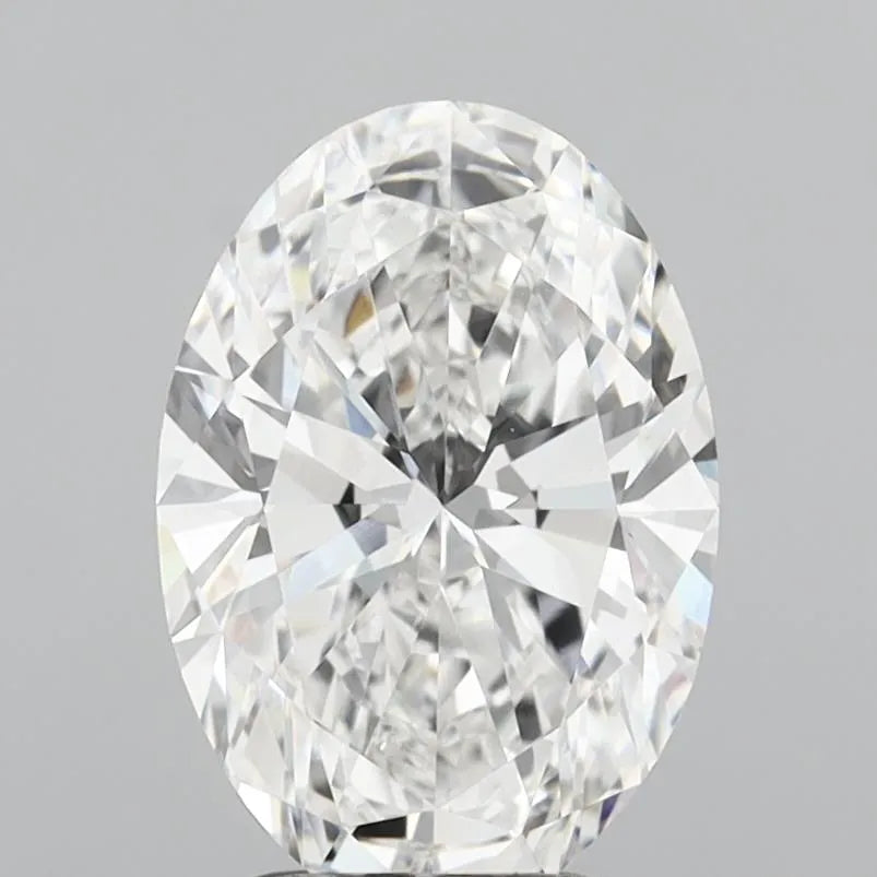 3.09ct Oval Lab Grown Diamond (Colour E, Clarity VVS2, IGI Certified)