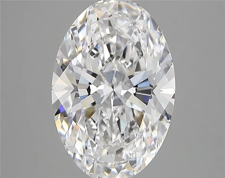 3.09ct Oval Lab Grown Diamond (Colour E, Clarity VVS2, IGI Certified)