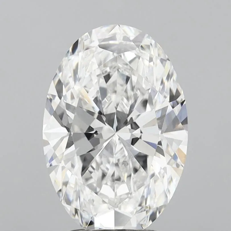 3.09ct Oval Lab Grown Diamond (Colour E, Clarity VVS2, IGI Certified)