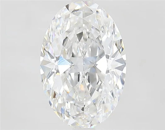 3.09ct Oval Lab Grown Diamond (Colour E, Clarity VVS2, IGI Certified)