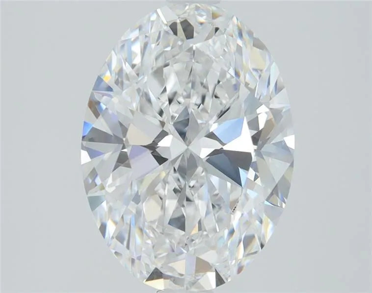 3.09ct Oval Lab Grown Diamond (Colour E, Clarity VVS2, IGI Certified)