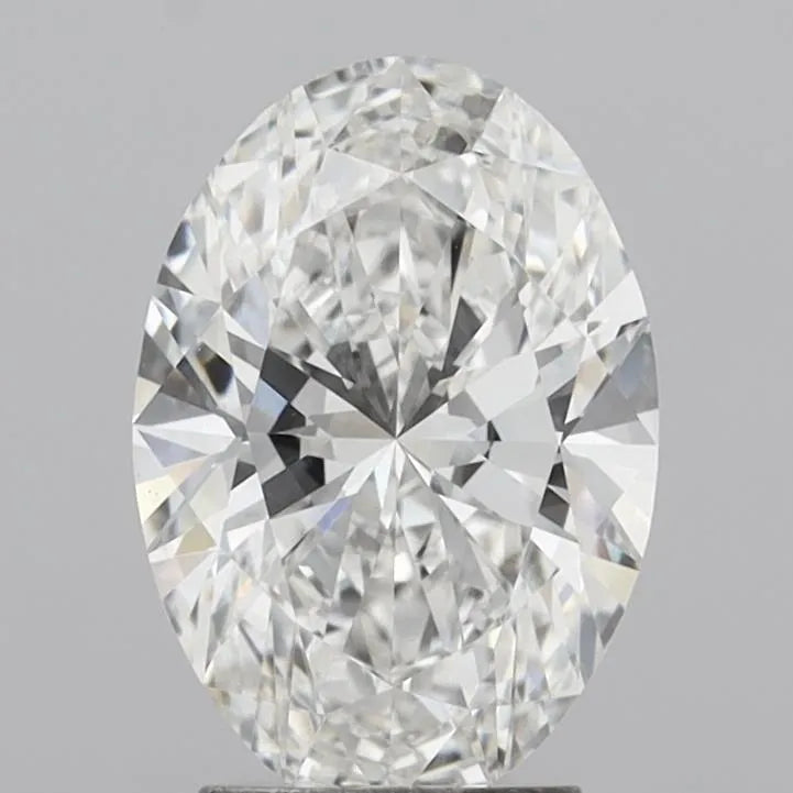 3.09ct Oval Lab Grown Diamond (Colour F, Clarity VVS2, IGI Certified)