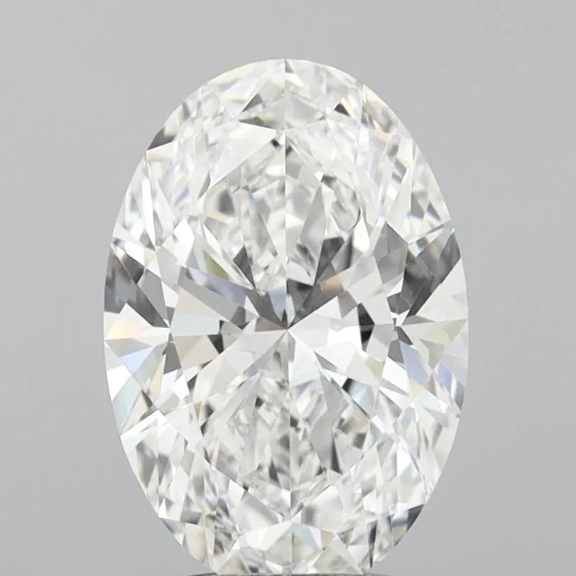 3.09ct Oval Lab Grown Diamond (Colour F, Clarity VVS2, IGI Certified)