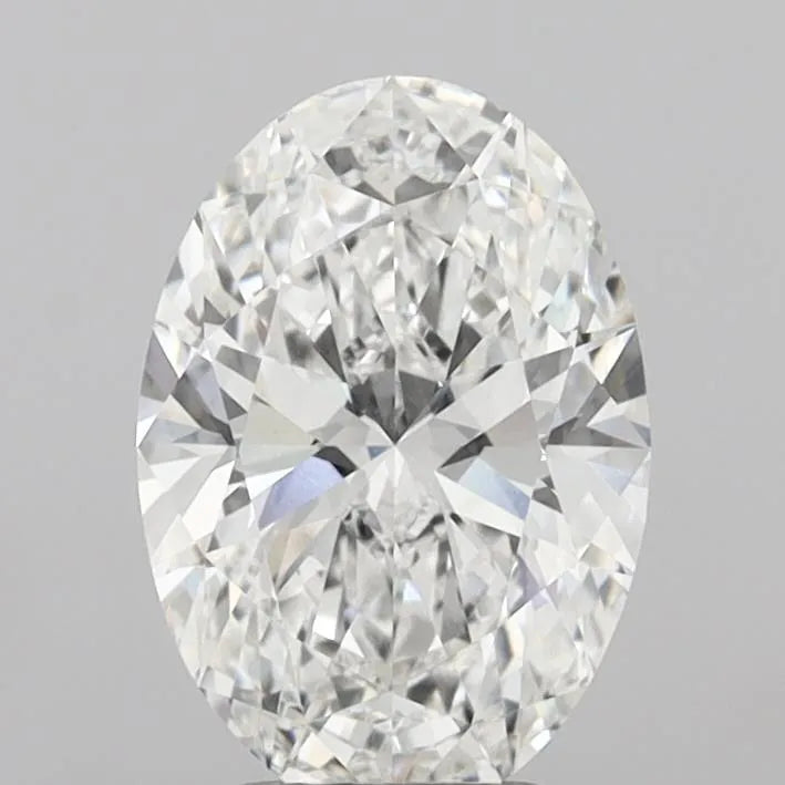 3.09ct Oval Lab Grown Diamond (Colour F, Clarity VVS2, IGI Certified)