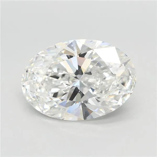 3.09ct Oval Lab Grown Diamond (Colour F, Clarity VVS2, IGI Certified)