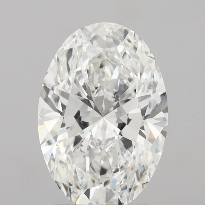 3.09ct Oval Lab Grown Diamond (Colour F, Clarity VVS2, IGI Certified)