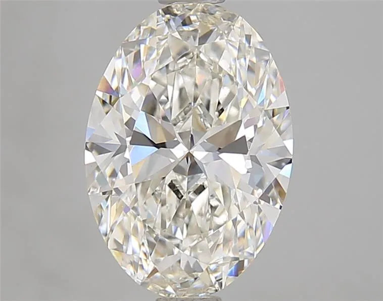 3.09ct Oval Lab Grown Diamond (Colour G, Clarity VVS2, IGI Certified)