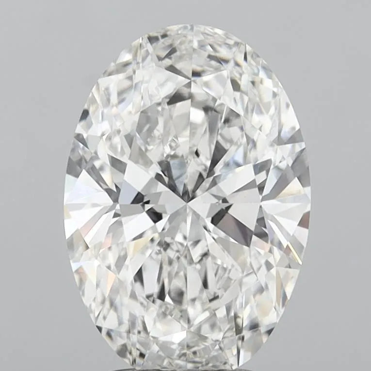 3.09ct Oval Lab Grown Diamond (Colour G, Clarity VVS2, IGI Certified)