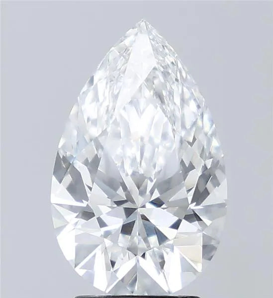 3.09ct Pear Lab Grown Diamond (Colour E, Clarity VVS2, IGI Certified)