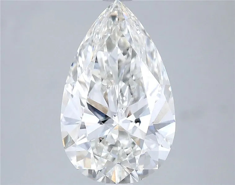 3.09ct Pear Lab Grown Diamond (Colour F, Clarity VVS2, IGI Certified)