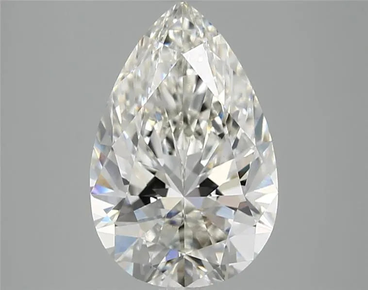 3.09ct Pear Lab Grown Diamond (Colour G, Clarity VVS2, IGI Certified)
