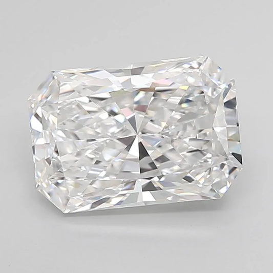 3.09ct Radiant Lab Grown Diamond (Colour D, Clarity IF, Cut EX, IGI Certified)