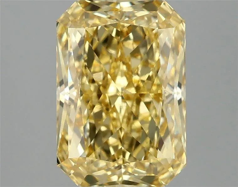 3.09ct Radiant Lab Grown Diamond (Colour Fancy Vivid Yellow, Clarity VS1, IGI Certified)