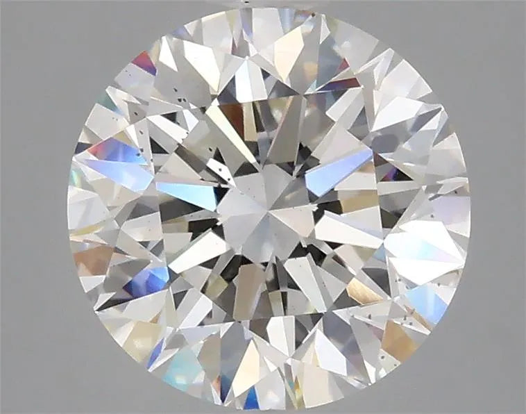 3.09ct Round Lab Grown Diamond (Colour F, Clarity SI1, Cut EX, IGI Certified)