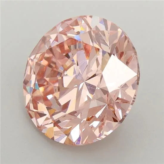 3.09ct Round Lab Grown Diamond (Colour Fancy Intense Pink, Clarity VS1, Cut VG, IGI Certified)