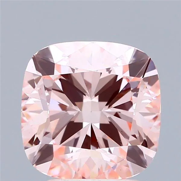 3.10ct Cushion brilliant Lab Grown Diamond (Colour Fancy Intense Pink, Clarity VS1, IGI Certified)