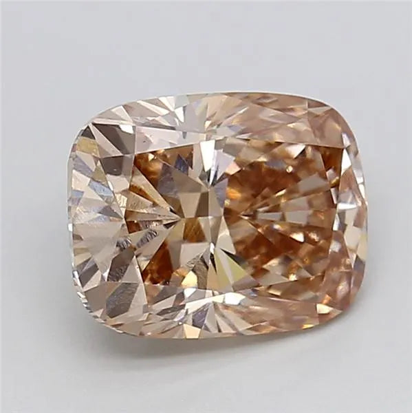 3.10ct Cushion modified Lab Grown Diamond (Colour Fancy Brown, Clarity VS1, IGI Certified)