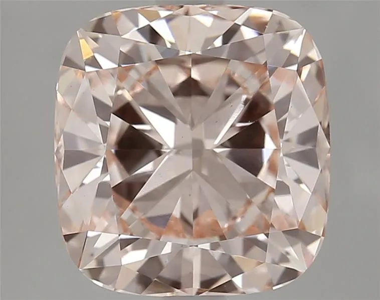 3.10ct Cushion modified Lab Grown Diamond (Colour Fancy Intense Pink, Clarity VS1, IGI Certified)