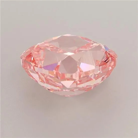 3.10ct Cushion modified Lab Grown Diamond (Colour Fancy Vivid Pink, Clarity VVS2, IGI Certified)