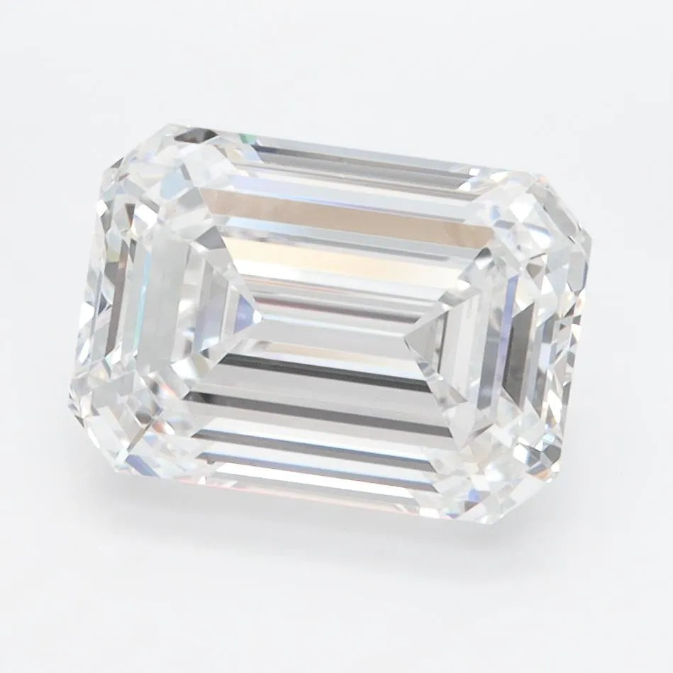 3.10ct Emerald Lab Grown Diamond (Colour D, Clarity VVS1, GIA Certified)