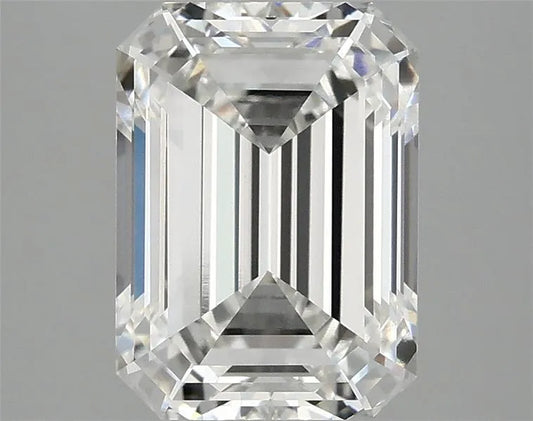3.10ct Emerald Lab Grown Diamond (Colour F, Clarity VVS2, IGI Certified)