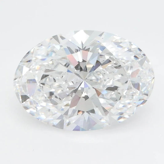 3.10ct Oval Lab Grown Diamond (Colour D, Clarity VVS1, GIA Certified)