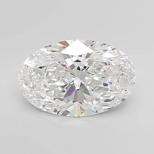 3.10ct Oval Lab Grown Diamond (Colour D, Clarity VVS1, IGI Certified)